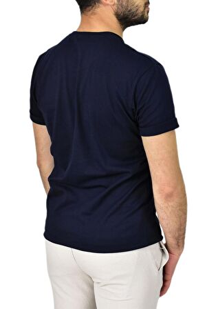 Erkek Sıfır Yaka Cepli Tişört 10400 BGL-ST03794