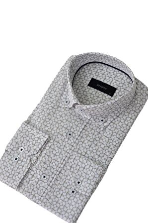 Erkek Uzunkol Piti Kareli Gömlek BGL-ST03798