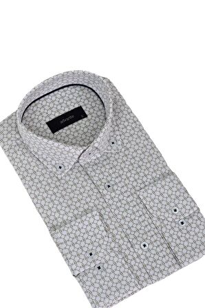 Erkek Uzunkol Piti Kareli Gömlek BGL-ST03798