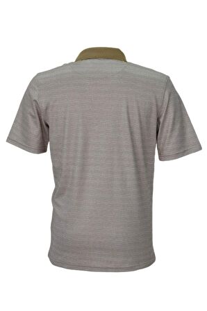 Erkek Polo Yaka Jakarlı Cepli Tişört 7720 BGL-ST03831