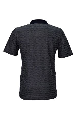 Erkek Polo Yaka Jakarlı Cepli Tişört 7720 BGL-ST03831