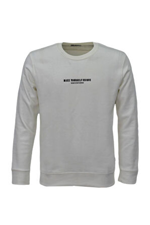 Erkek Spor Mevsimlik Sıfır Yaka Sweatshirt BGL-ST03934