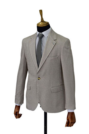 Erkek Tek Spor Ceket Çift Yırtmaçlı BGL-ST03982