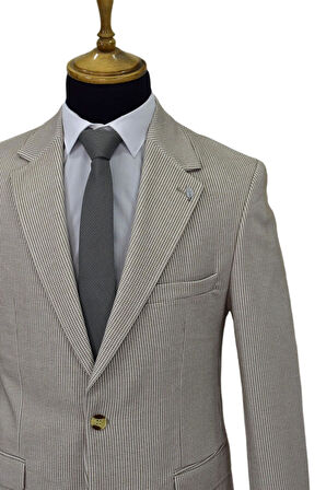 Erkek Tek Spor Ceket Çift Yırtmaçlı BGL-ST03982