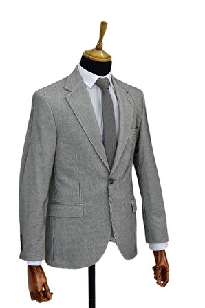 Erkek Tek Spor Ceket Çift Yırtmaçlı BGL-ST03982