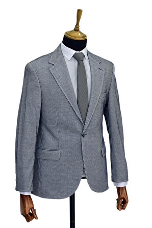 Erkek Tek Spor Ceket Çift Yırtmaçlı BGL-ST03982
