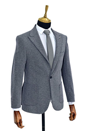 Erkek Tek Spor Ceket Çift Yırtmaçlı BGL-ST03983