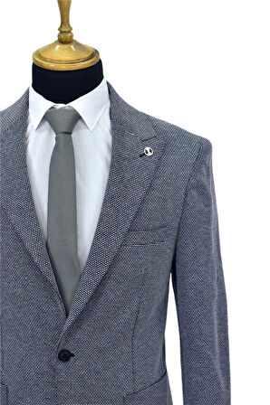 Erkek Tek Spor Ceket Çift Yırtmaçlı BGL-ST03983