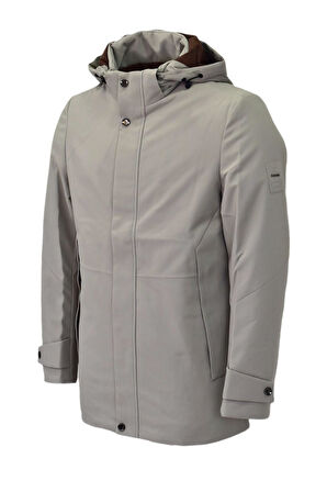 Erkek Kaz Tüyü Su Geçirmez Spor Kapüşonlu Mont  M3349 BGL-ST03989