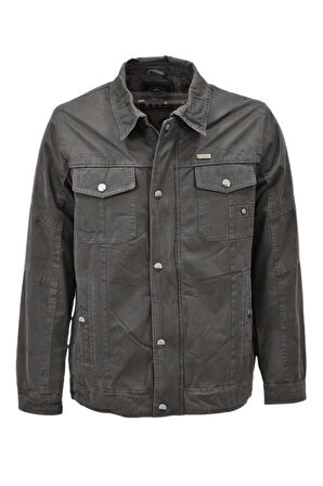 Erkek Spor Kanvas Yakalı Mont  M2625 BGL-ST03994