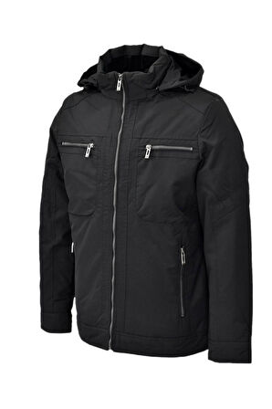 Erkek Kapüşonlu Spor Mont M3305 BGL-ST04004