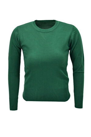Kadın Sıfır Yaka Spor Kazak BGL-ST04085
