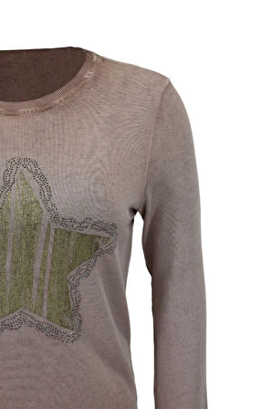 Kadın Pamuk İtalyan Kazak 4548 BGL-ST04092