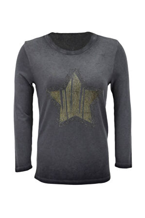 Kadın Pamuk İtalyan Kazak 4548 BGL-ST04092