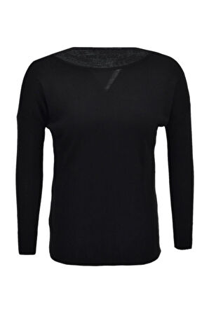 Kadın Kayık Yaka Spor Kazak 12489 BGL-ST04098
