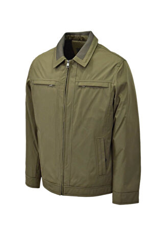 Erkek Büyük Beden Yakalı Spor Mont 95336 BGL-ST04174