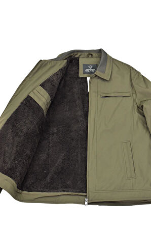 Erkek Büyük Beden Yakalı Spor Mont 95336 BGL-ST04174