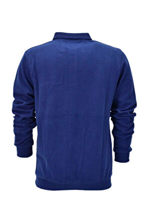 Erkek Polo Yaka Cepli Sweatshirt BGL-ST04197