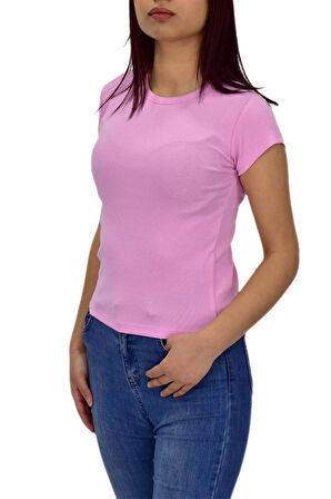 Kadın Fitilli Body Tişört  BGL-ST04232