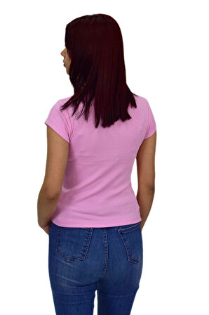 Kadın Fitilli Body Tişört  BGL-ST04232