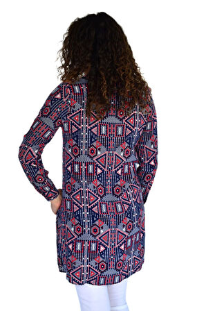 Kadın Nokta Desen Viscon Gömlek BGL-ST04242