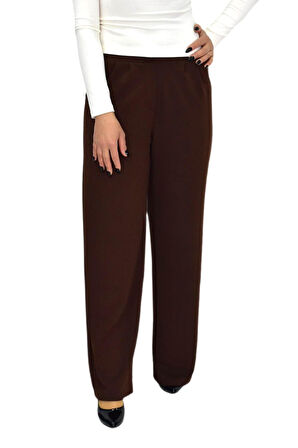 Kadın Pileli Beli Lastikli Bol Pantolon BGL-ST04252