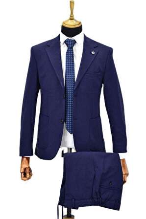 Erkek Spor Silim Fitt Jogger Pantolonlu Takım Elbise BGL-ST04302