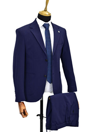 Erkek Spor Silim Fitt Jogger Pantolonlu Takım Elbise BGL-ST04302