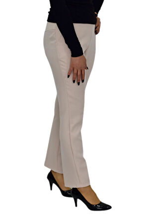 Kadın Kumaş Pantolon Kemer Lastikli BGL-ST04320