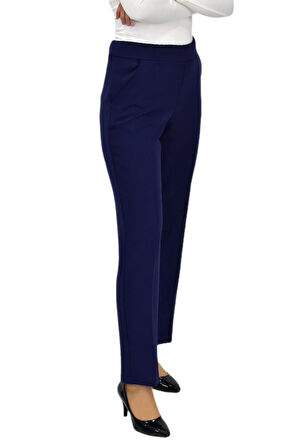 Kadın Kumaş Pantolon Kemer Lastikli BGL-ST04320