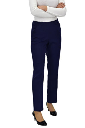 Kadın Kumaş Pantolon Kemer Lastikli BGL-ST04320