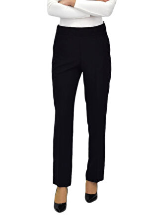 Kadın Kumaş Pantolon Kemer Lastikli BGL-ST04320