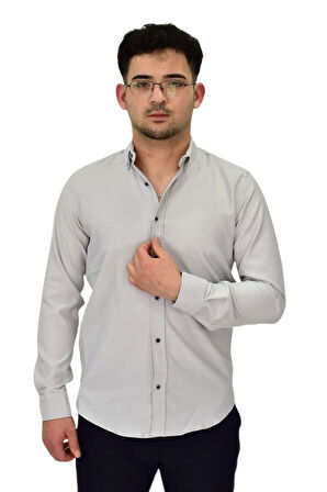 Erkek Likralı Spor Silim Fit Gömlek BGL-ST04326