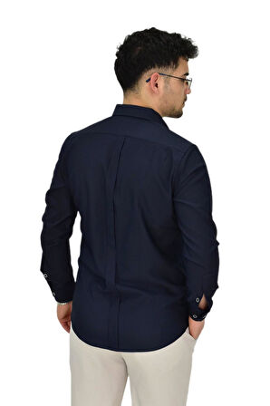 Erkek Likralı Spor Silim Fit Gömlek BGL-ST04326