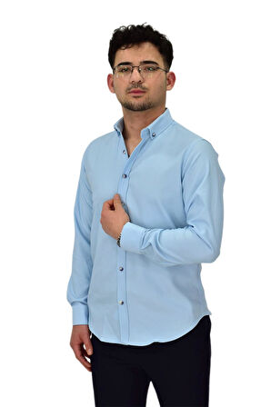 Erkek Likralı Spor Silim Fit Gömlek BGL-ST04326