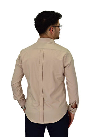 Erkek Likralı Spor Silim Fit Gömlek BGL-ST04326