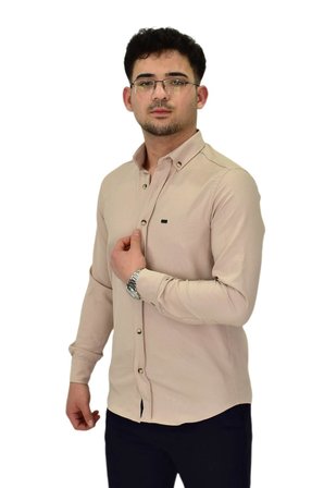 Erkek Likralı Spor Silim Fit Gömlek BGL-ST04327