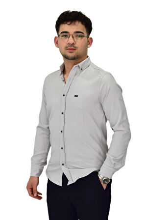 Erkek Likralı Spor Silim Fit Gömlek BGL-ST04327
