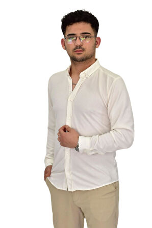 Erkek Likralı Spor Silim Fit Gömlek BGL-ST04331