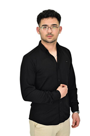 Erkek Likralı Spor Silim Fit Gömlek BGL-ST04331
