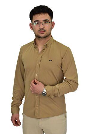 Erkek Likralı Spor Silim Fit Gömlek BGL-ST04332