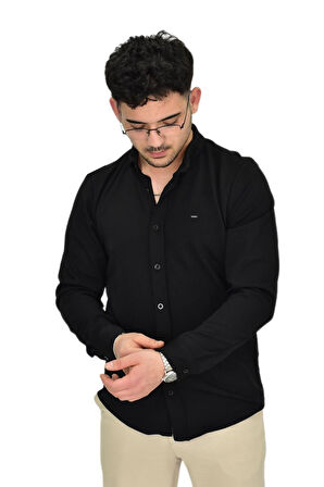 Erkek Likralı Spor Silim Fit Gömlek BGL-ST04332