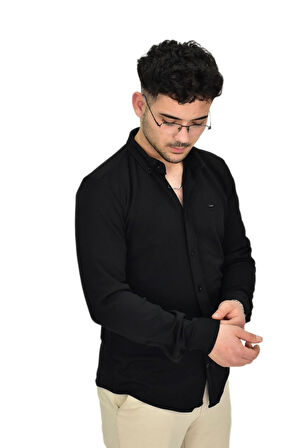 Erkek Likralı Spor Silim Fit Gömlek BGL-ST04332