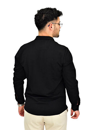 Erkek Likralı Spor Silim Fit Gömlek BGL-ST04332