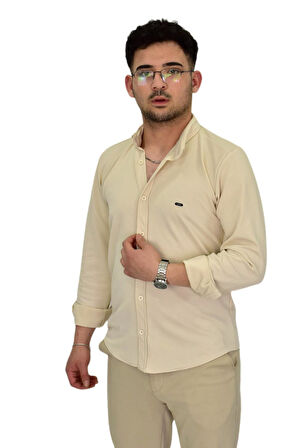 Erkek Likralı Spor Silim Fit Gömlek BGL-ST04332