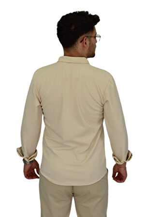 Erkek Likralı Spor Silim Fit Gömlek BGL-ST04332