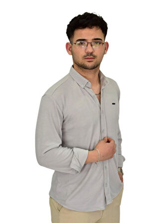 Erkek Likralı Spor Silim Fit Gömlek BGL-ST04333