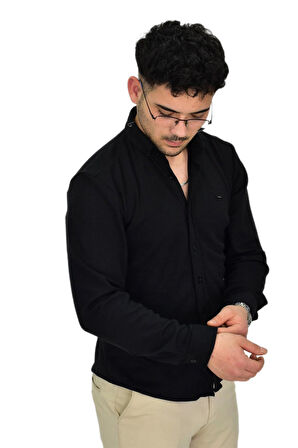 Erkek Likralı Spor Silim Fit Gömlek BGL-ST04333