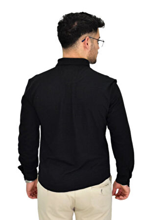 Erkek Likralı Spor Silim Fit Gömlek BGL-ST04333