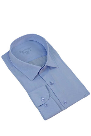 Erkek Büyük Beden Klasik Tek Cepli Uzun Kol Gömlek BGL-ST04337